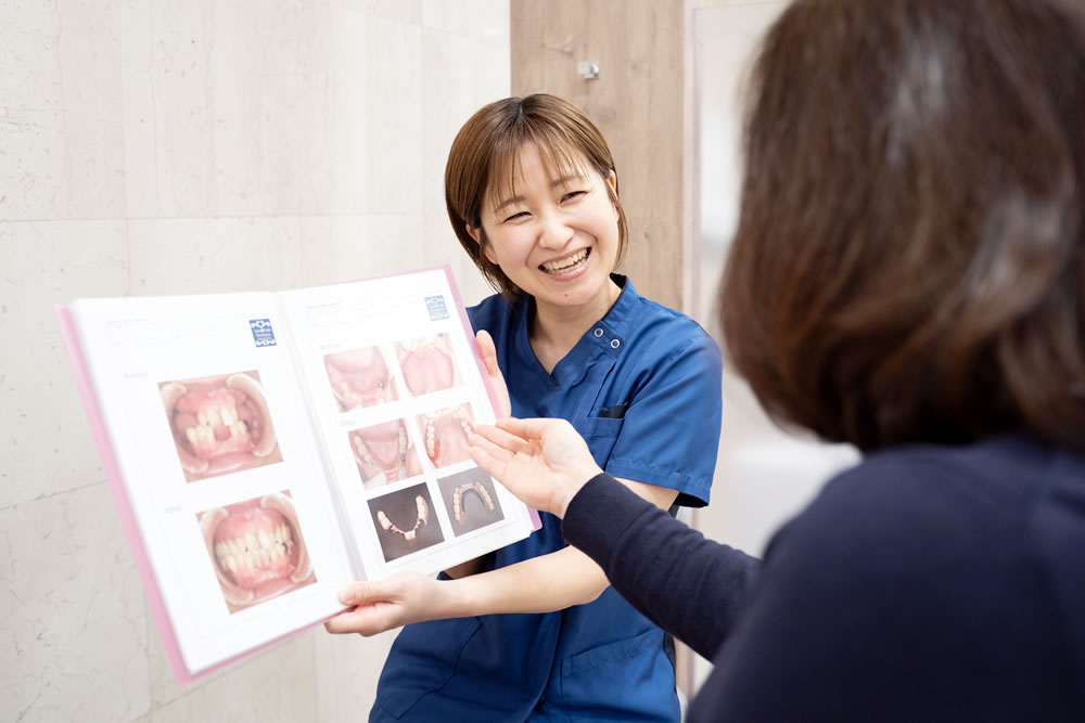 画像や資料を活用した分かりやすい説明